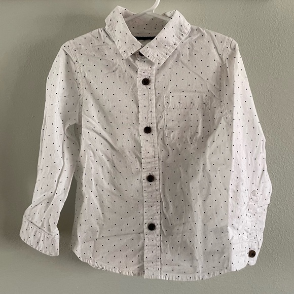 Lot of 2 button down shirts, flannel and polka dot - Picture 3 of 5